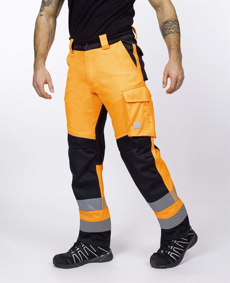 Ardon Reflexní kalhoty SIGNAL+ oranžovo-černá vel.52