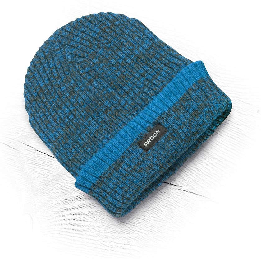 Ardon Zimní čepice pletená+fleece Vision Neo modrá