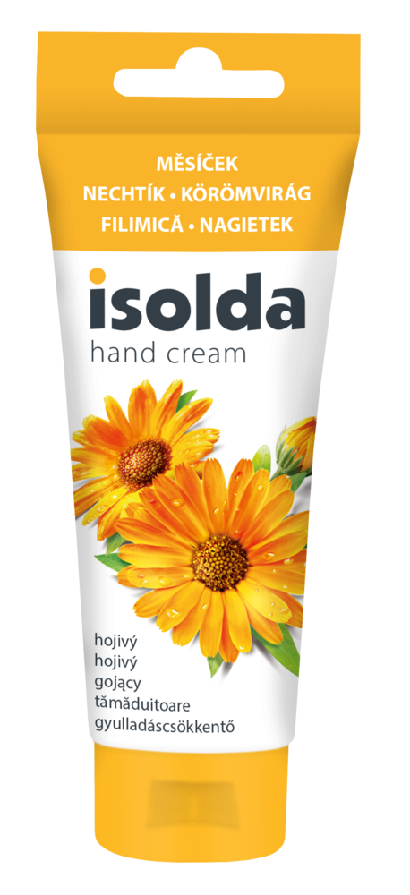 Isolda Měsíček s lněným olejem, hojivý krém na ruce