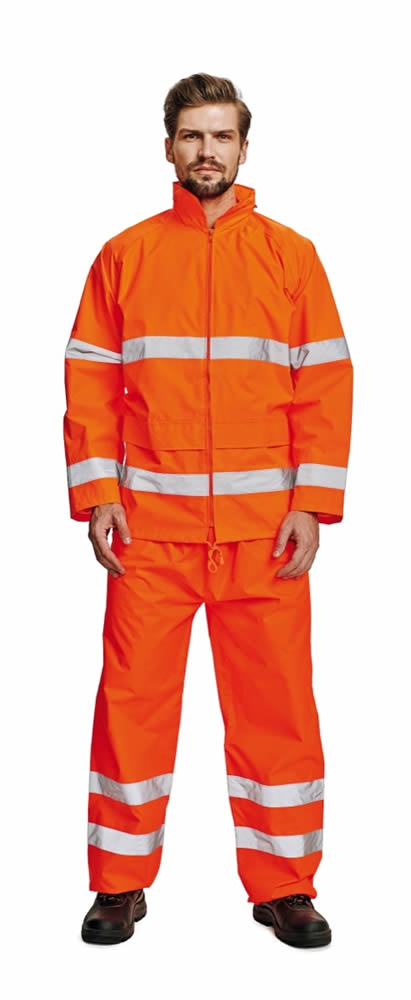 Červa Gordon kalhoty reflexní p.oranžová - M