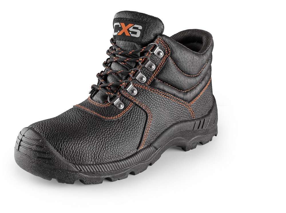 CXS Kotníková obuv s ocelovou špicí STONE MARBLE S2, černá, vel. 41